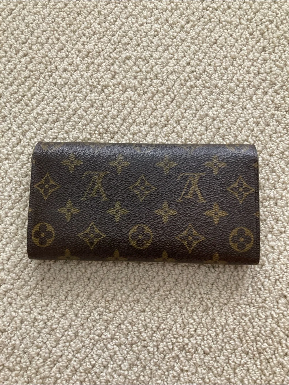 Louis Vuitton Monogram Leather Large Continental Wallet Brown EUC *No Snap - Picture 5 of 16